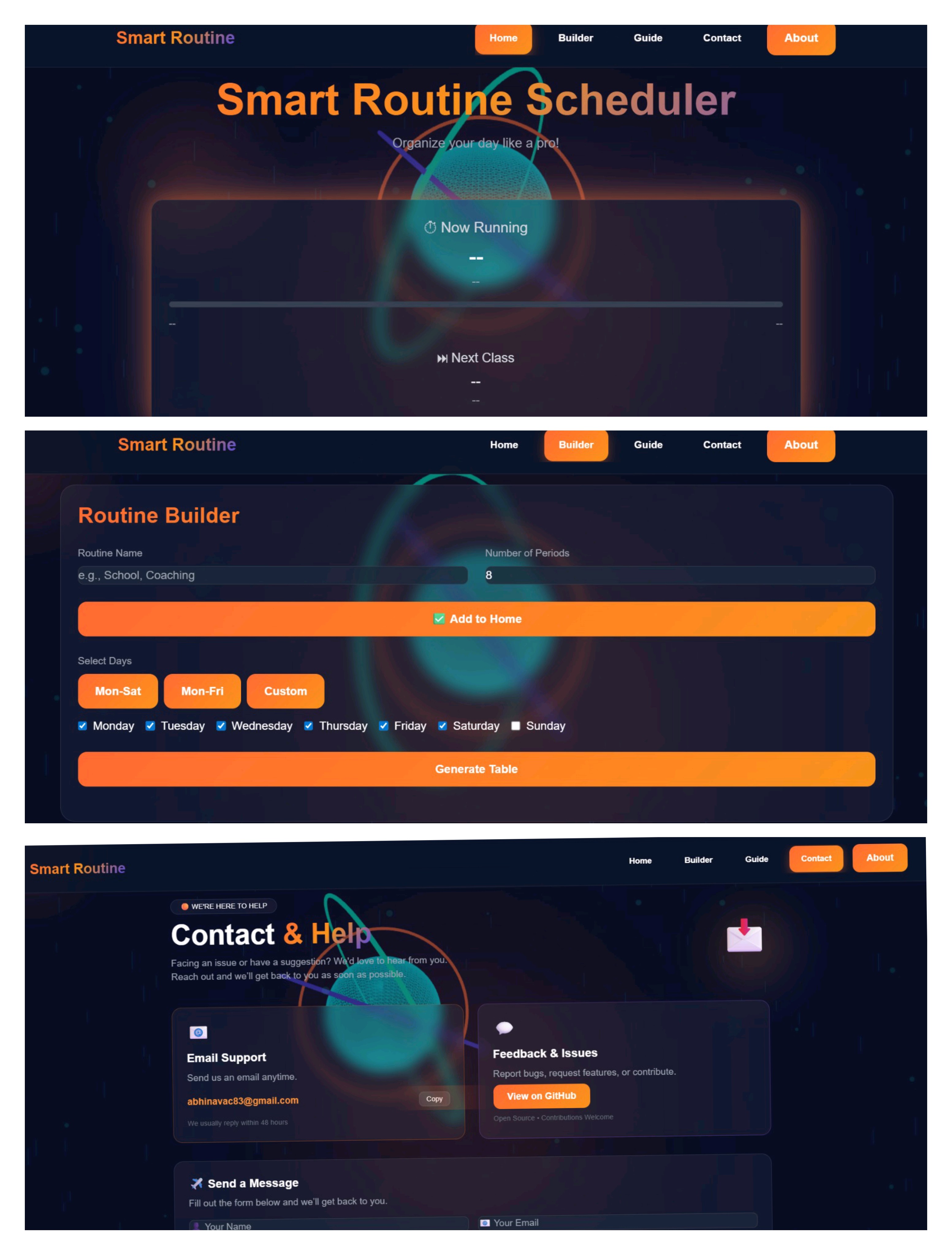 Smart Routine Scheduler